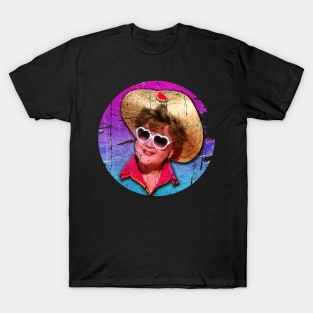 Jessica Fletcher- Retro Vintage Brush Paint T-Shirt